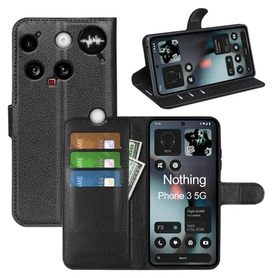 Produktbild von Klapphülle mit Kartenfächern, Standfunktion und Magnetverschluss,Hülle für Nothing Phone 3