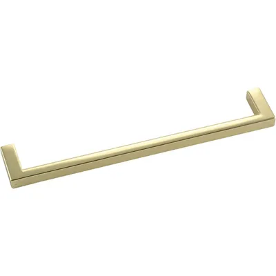 Produktbild von Schubladengriff Macha Möbelgriff B 136 mm, Griff ZN vermessingt poliert
