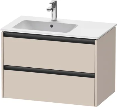 Produktbild von Duravit Ketho.2 Wastafelonderkast 81x48x54,9 cm Mat Taupe