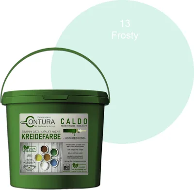 Produktbild von Contura BeGreen 1Kg. Kreidefarbe Shabby Chic Möbellack - 13 Frosty