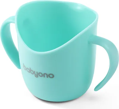 Obrázek produktu pro BabyOno Tréninkový hrneček s oušky Flow - mátový