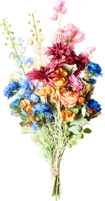 Produktbild von BELIANI Kunstblumenstrauß Bunt 75 cm Hochwertig wie Echt Künstliche Blumen Kunstblumen Arrangement für Vasen Bodenvasen Hochzeit