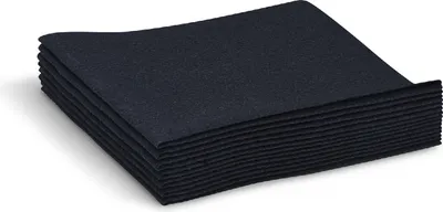 Produktbild von 1500 Servietten PREMIUM schwarz 20 x 20 cm im Spenderkarton