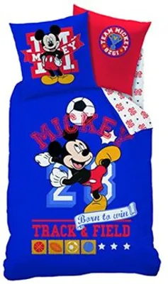 Obrázek produktu pro Disney Mickey Sport ložní prádlo 80 x 80 cm / 135 x 200 cm 100% bavlna