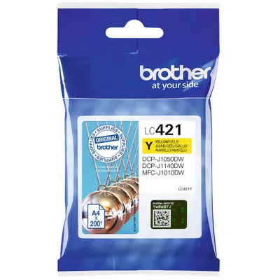 Image de brother LC421Y gelb Druckerpatrone
