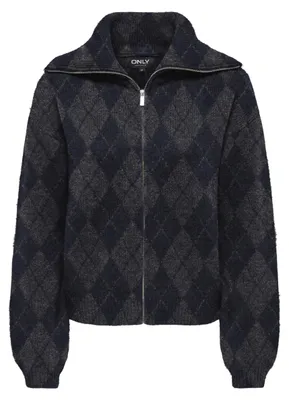 Produktbild von Only ONLMAROON LS ZIP COLLAR CARDIGAN KN Night Sky/ XS