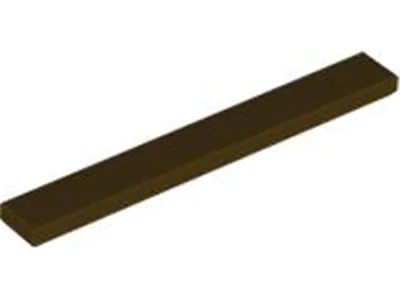 Produktbild von Lego® 1x8 Fliesen 4162 - 250 Stück Dunkelbraun