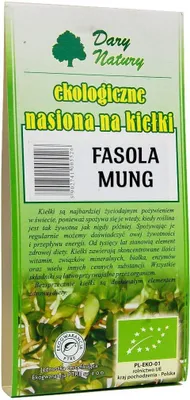 NASIONA FASOLI MUNG BIO NA KIEŁKI 50 g - DARY NATURY