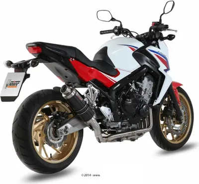 Produktbild von Mivv SPORT Schalldämpfer GP Komplettanlage 4x2x1 Carbon für HONDA CB 650 F BJ 2014 > 2018