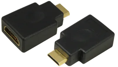 Zdjęcie produktu dla Logilink HDMI Adapter HDMI>mini HDMI Bu/St