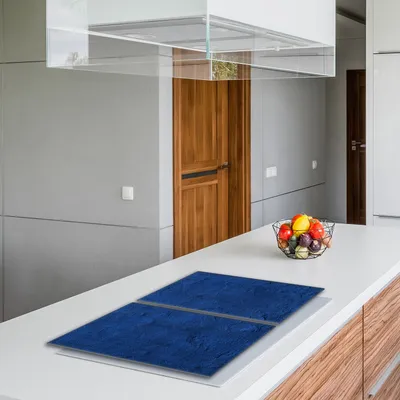Imagen del producto de Placa de vidrio protectora para estufa, 2x40x52 cm, diseño pizarra
