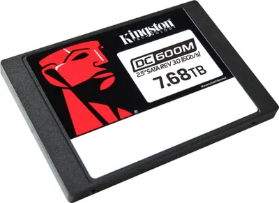 Produktbild von Kingston DC600M - SSD - Mixed Use - 7.68 TB - intern - 2.5" (6.4 cm) - SATA 6Gb/s