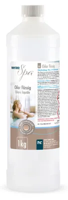 Produktbild von 1x1 kg BAYZID® SPA Flüssigchlor zur schnellen Wasserpflege von Whirlpools