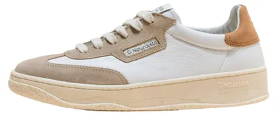 Image de El Naturalista Baskets pour Homme/Femme N5841 MULTI MATERIAL WHITE/ GEO Couleur Blanc