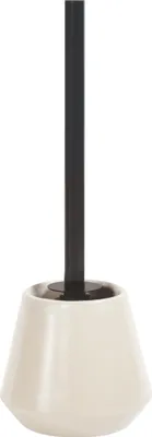 Productafbeelding van Spirella - Toiletborstel Joshua, van steengoed, 13,5 x 38,5 cm, voor een effectieve reiniging, modern design en elegante afwerking, gemakkelijk schoon te maken, robuust en betrouwbaar, in een natuurlijke kleur