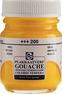Obrázok produktu pre Talens Extra Fine Gvašová farba Yellow 50 ml 1 ks