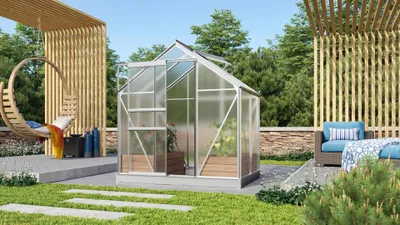 Obrázek produktu pro Skleník Vitavia Venus 2500 polykarbonát 4 mm 195 x 131 cm hliník