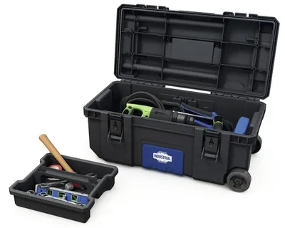 Obrázek produktu pro Mobilní box na nářadí Industrial 45 l, černý