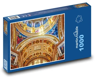 Obrázok produktu pre Puzzle 1000 Katedrála svätého Izáka - interiér - martinpuzzle