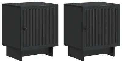 Immagine prodotto di Armadio da Notte 2 pcs Nero 43 x 34,5 x 50 cm