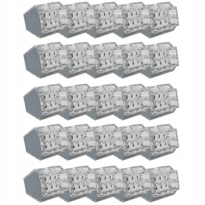 Zdjęcie produktu dla 25x szybkozłączy do kabli stałych 8x0,5-2,5mm² EDO208 EDO Technic