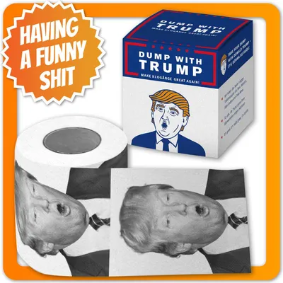 Obrázok produktu pre Klopapier - Vyhoďte sa s Trumpom