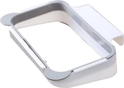 Image de Porte-sac à ordures Porte-sac à ordures portatif pour porte d'armoire pour cuisine salle de bain, peu encombrant et durable