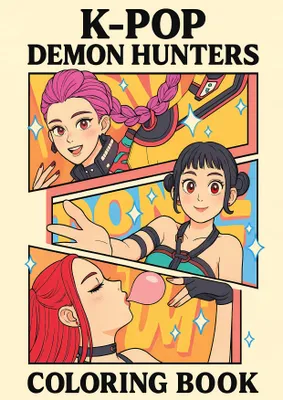 Produktbild von KPop Demon Hunters Coloring Book for Kids, Tweens, Teens, & Adults