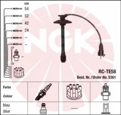 Produktbild von NGK Zündleitungssatz  5361