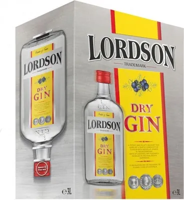Produktbild von Lordson Dry Gin 37,5% 3,0L BiB