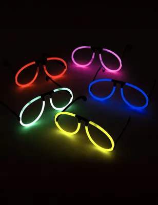 Productafbeelding van Oplichtende, fluorescerende bril voor volwassenen - universele maat