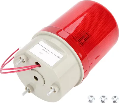 Obrázek produktu pro Výstražná červená LED světla Akustický alarm Rotační světlo Nouzový LED stroboskop