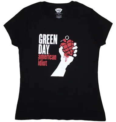 Obrázek produktu pro Green Day American Idiot Black M Dámské Tričko