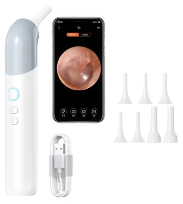 Produktbild von Ohrenschmalz Entferner Otoskop 1,38" 1080P – Ohrkamera 90° Drehkopf mit 4 LED | 2000mAh Foto Video