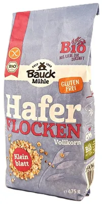 Immagine prodotto di Fiocchi d'avena – Senza glutine, formato piccolo, 475g | BAUCK MÜHLE