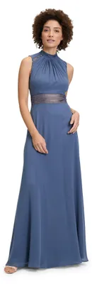 Produktbild von Vera Mont Damen Abendkleid rückenfrei 36, Blue Stone