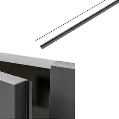 Produktbild von Dichtungsstreifen 5M, Selbstklebend, 1.5 cm Breit, Für Spalten 2-6 mm, Schwarz
