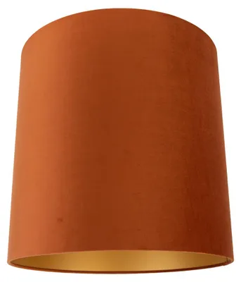 Produktbild von STOfflampenschirm Orange mit Goldener Innenseite 40 40 40