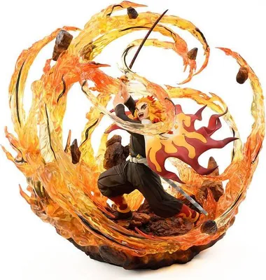 Produktbild von Bellfine Demon Slayer: Kimetsu no Yaiba Statue 1/8 Kyojuro Rengoku DX Ver. (re-run) 35 cm