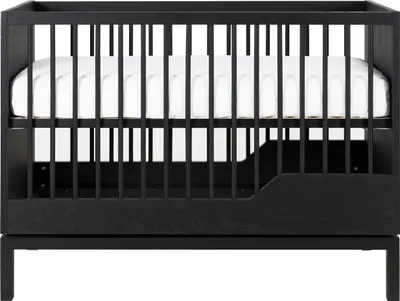 Produktbild von Kidsmill Savi Babybett Schwarz Eiche 60 x 120 cm