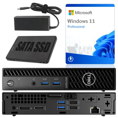 Obrázok produktu pre Počítač Dell OptiPlex 3000 Micro | Intel i5-12500T | 8 GB DDR4 | 256 GB SSD | Win11 | Trieda A
