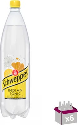 Image de Schweppes Indian Tonic - 6 x 1.5 L