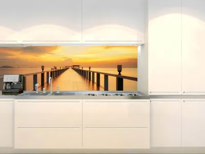 Obrázek produktu pro Dimex fototapety do kuchyně, samolepicí KI-180-114 Dřevěný most 60 x 180 cm