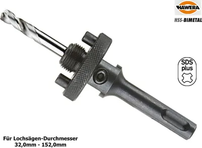 Immagine prodotto di HAWERA AS4 Attacco SDS-plus per sega a tazza bimetallica HSS 32-152 mm 145051