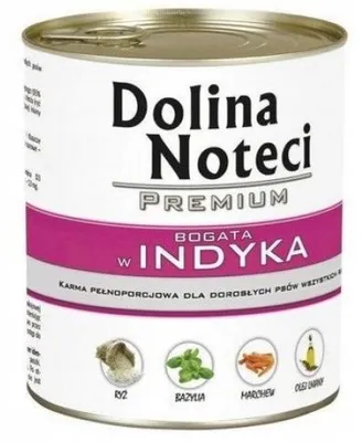 Zdjęcie produktu dla Mokra karma dla psa Dolina Noteci Premium INDYK Puszka 400g