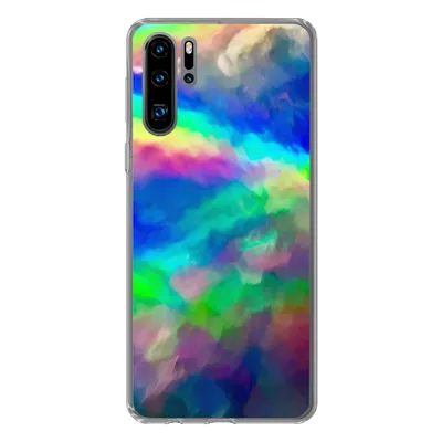Produktbild von MuchoWow® Handyhülle Schutzhülle Hülle für Huawei P30 Pro Aquarell - Kunst - Psychedelisch Silikon Softcase Handy Hülle - Schutzdeckel