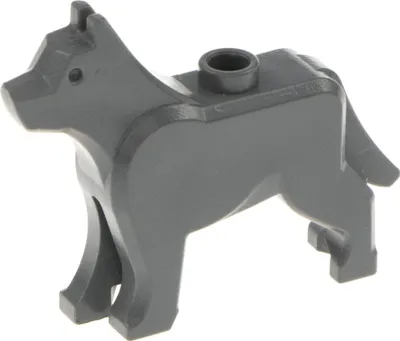 Produktbild von 1x Lego Tier Hund neu-dunkel grau Wolf Polizei Harry Potter 4756 4225281 48812