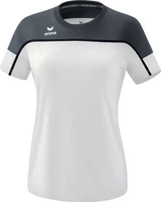 Produktbild von Erima Change By Erima T-Shirt Weiß/Schiefergrau/Schwarz - 38