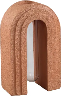 Produktbild von PTMD - Vase Abigail - Braun - 15x9x25cm
