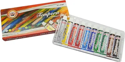 Produktbild von KOH-I-NOOR Temperafarben 10x10ml